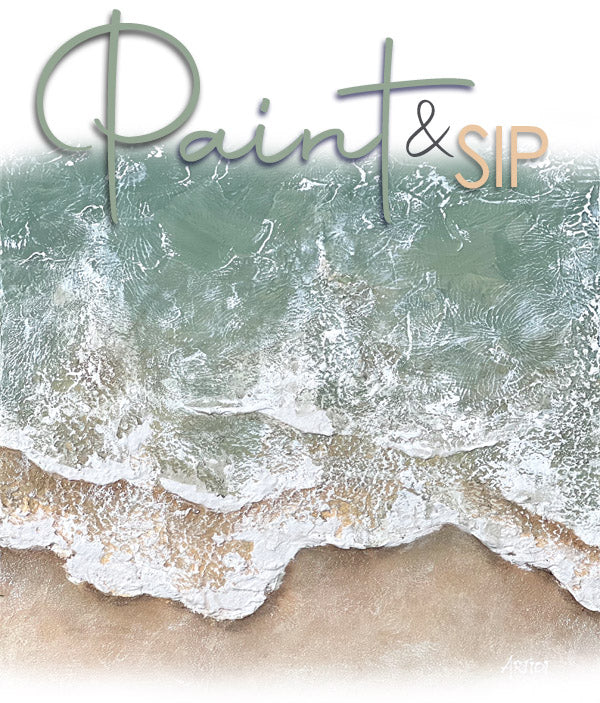 SUN 1 OCT | 1-4PM | The 3D Beach | Paint & Sip Workshop