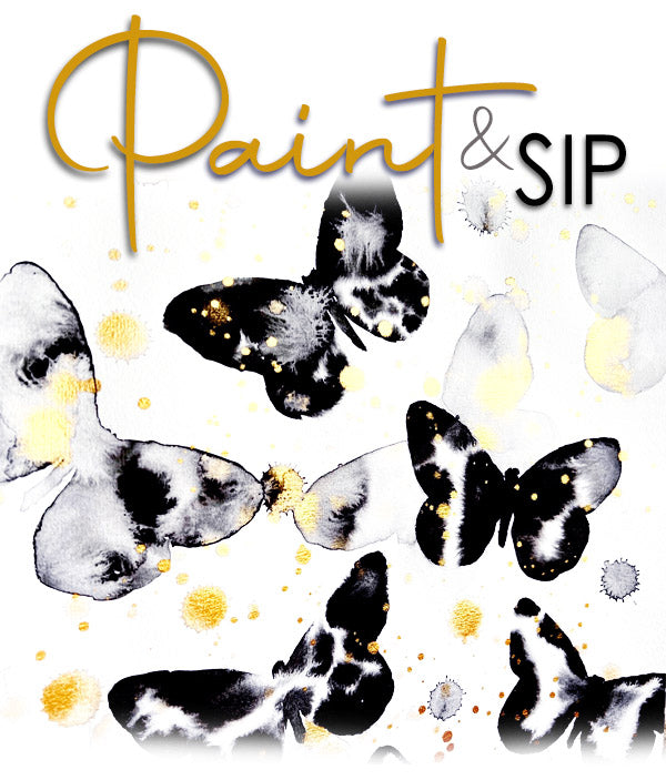 Watercolour Butterflies | Paint & Sip Workshop