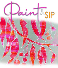 Load image into Gallery viewer, FRI 8 DEC | 7-9pm | Gum Leaves | Paint &amp; Sip Workshop |
