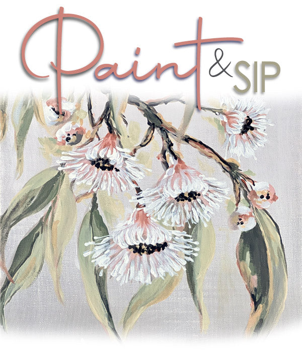 FRI 20 OCT | 7-9PM | Blooming Gum | Paint & Sip Workshop