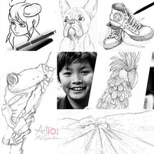 Load image into Gallery viewer, TERM 4 | BEGINNERS Sketch Club | Fridays 4 - 5pm |  4 Oct - 6 Dec| 10 Week Term
