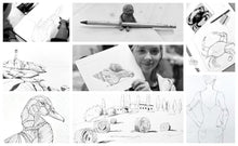 Load image into Gallery viewer, TERM 4 | BEGINNERS Sketch Club | Fridays 4 - 5pm |  4 Oct - 6 Dec| 10 Week Term
