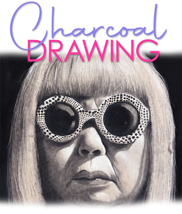 2024 TERM 1 | Fridays 5 - 7PM | Charcoal Drawing Studio | 2 FEB - 22 MARCH  | 8 Week Term