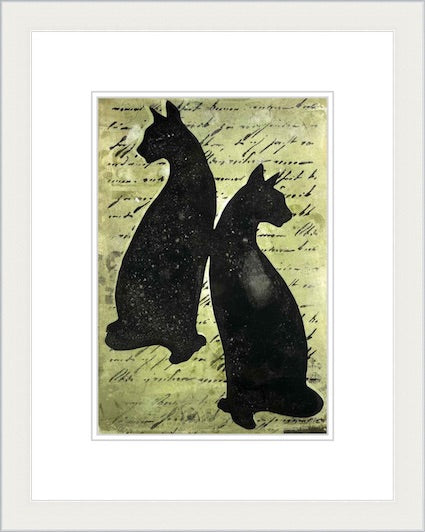 Cattus Monoprint Series 2021