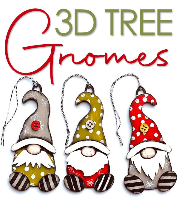 WED 14 DEC | 12 - 2PM | Age 8-15 | 3D CHRISTMAS TREE GNOMES | School Holiday Craft Workshop
