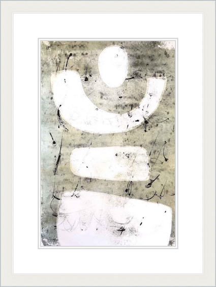 Abstract Construction Monoprint Series 2021