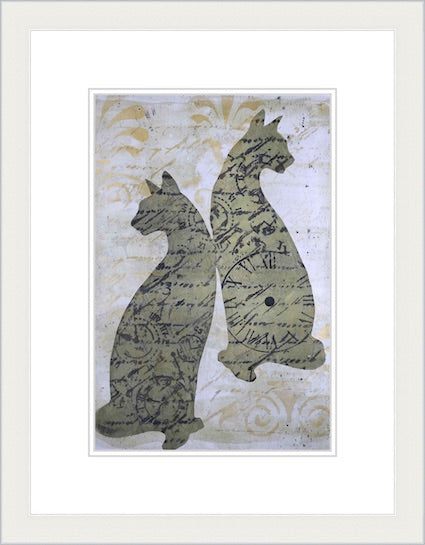 Cattus Monoprint Series 2021