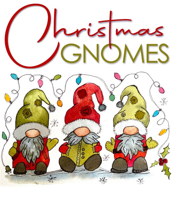 TUES 13 DEC | 10AM - 12PM | Age 8-15 | CHRISTMAS GNOMES | Watercolour School Holiday Art Workshop
