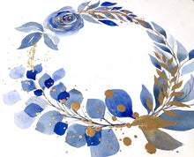 Load image into Gallery viewer, SUNDAY 23 APRIL | 10am - 1pm | Floral Wreath | Watercolour Art Workshop
