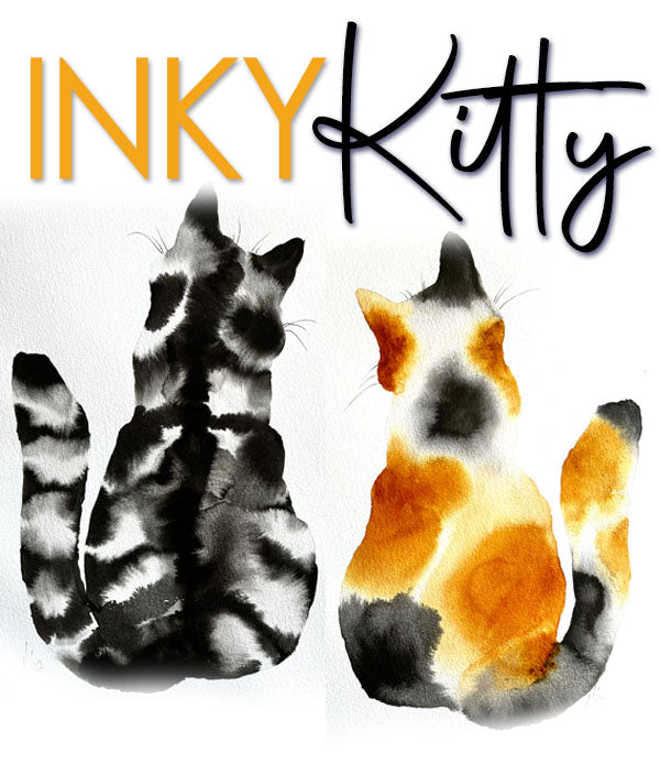 WED 11 JAN | 12 - 2pm | INKY KITTY | Age 8 - 15 | School Holiday Art Workshop