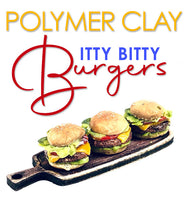 Load image into Gallery viewer, MON 12 DEC | 10am - 12pm | Ages 11 - 15 | Polymer Clay Burgers | School Holiday Art Workshop
