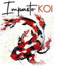 Load image into Gallery viewer, FRI 6 JAN | 12 - 2pm  | IMPASTO KOI | Age 8 - 15 | School Holiday Art Workshop
