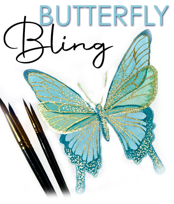 WED 5 APRIL | 9-12pm | BUTTERFLY BLING | Age 11 - 15 | Children's School Holiday Art Workshop