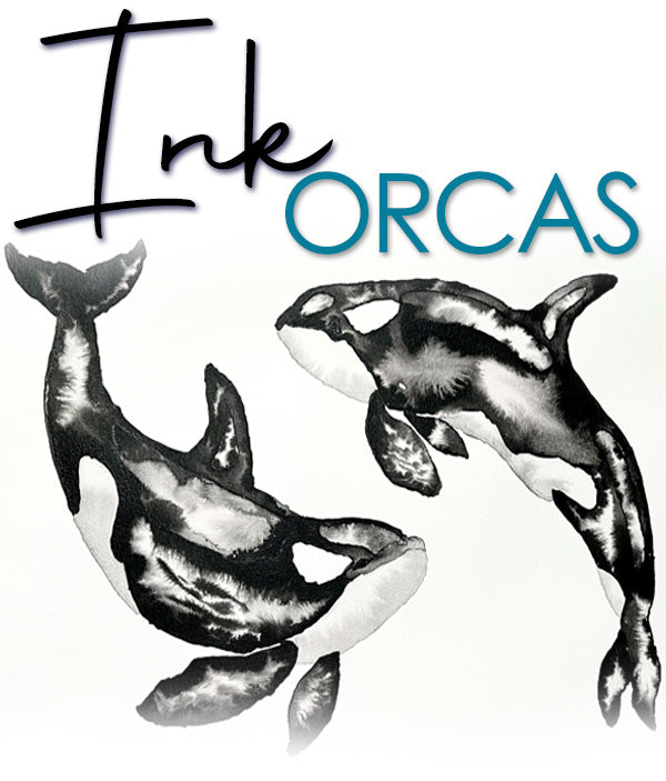 WED 12 APRIL | 9am - 10:30pm | INK ORCAS | Age 10 - 15 | School Holiday Art Workshop